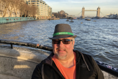 (I) Brad Celmainis takes on London