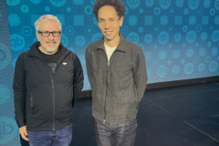 (O) Brad Celmainis and Malcolm Gladwell